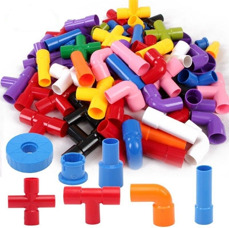 pulsbery Pipe Shaped Play and Learn Construction Block Set-picture-22