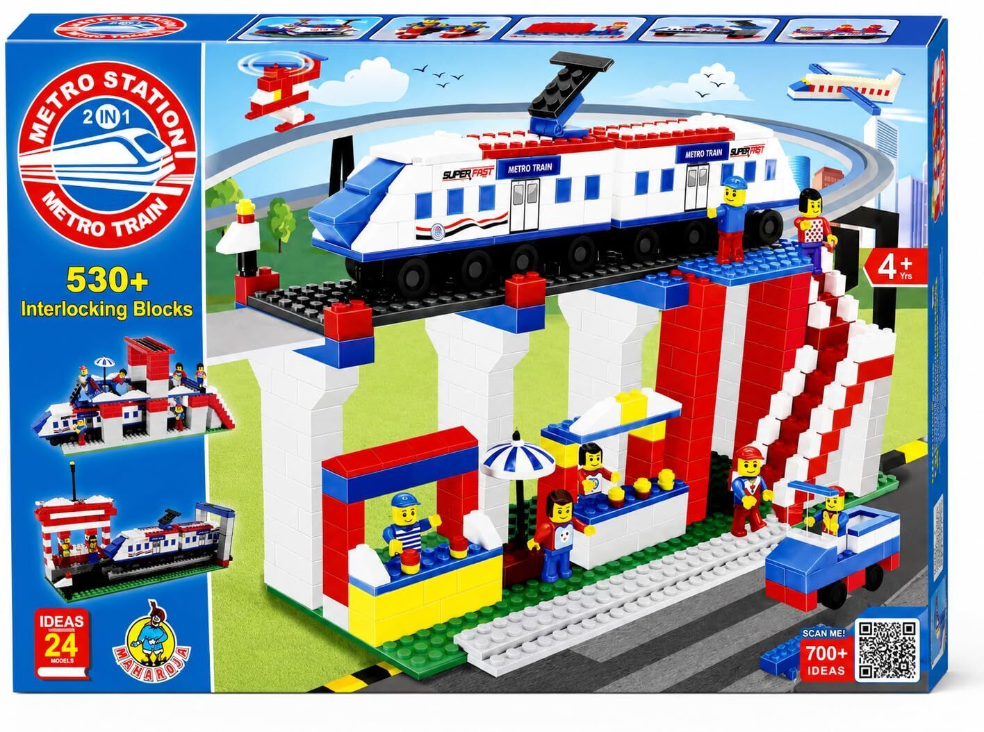 maharaja Metro Station Building Construction Blocks Set-picture-48