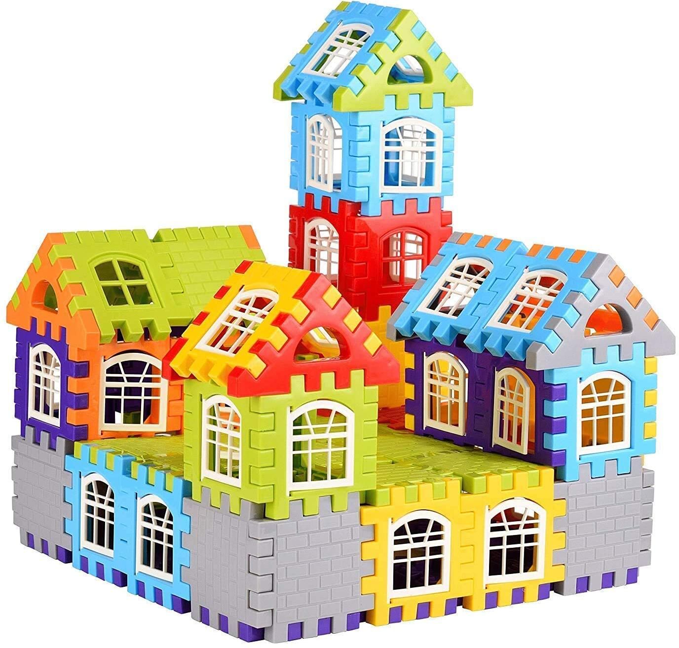 luxeliving store Happy House Building Blocks Educational Puzzle Toy for Kids 50 Pieces-picture-33