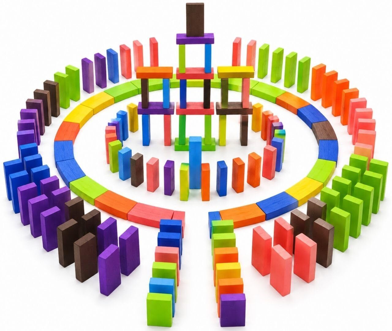 bkdt marketing Wooden Domino Blocks Set for Kids Tile Building Educational STEM Learning Toy-picture-42