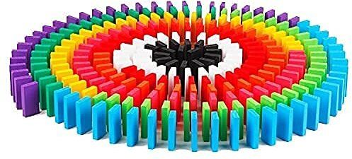 nutshell 120 pcs Colorful Wooden Dominos Blocks Set for Kids-picture-25