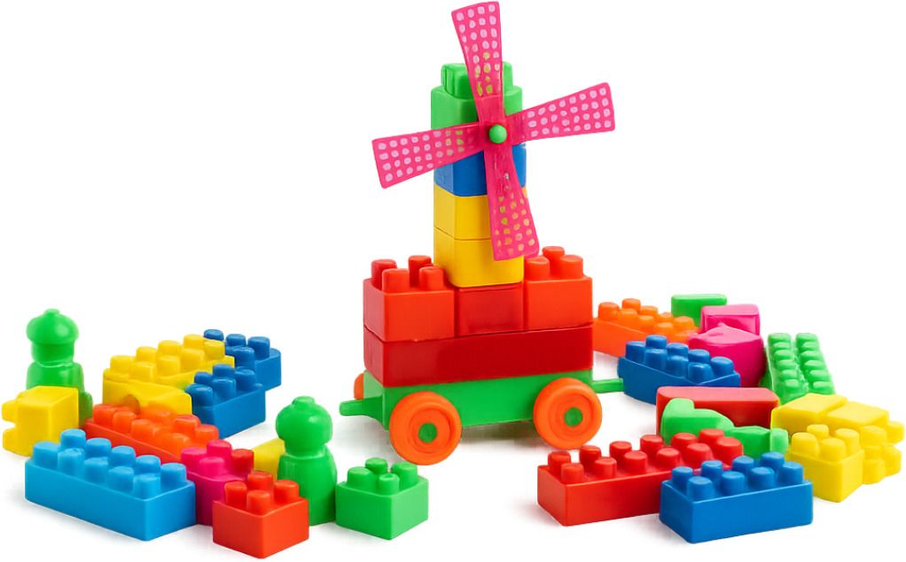 toybeex Fan Building Blocks for Kids | Creative Construction & Stacking Blocks Set-picture-4