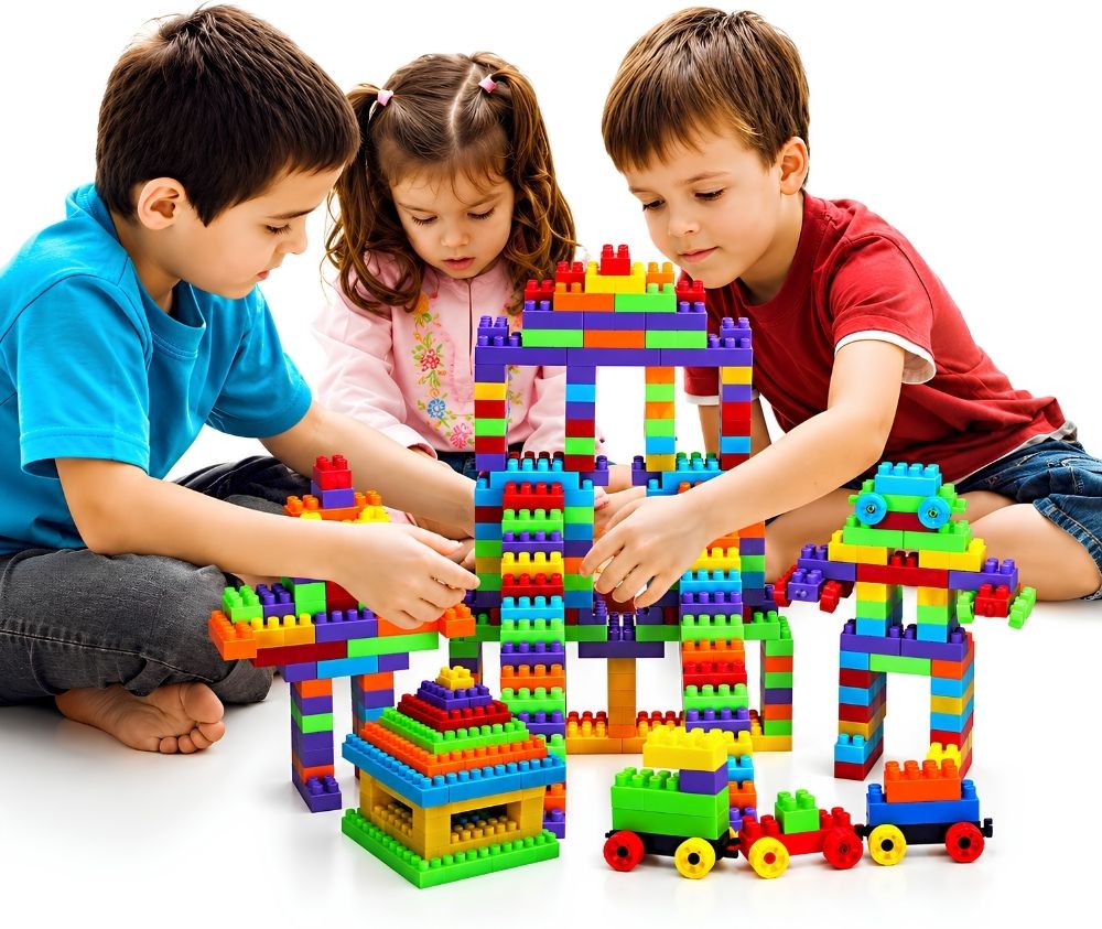Building Blocks Toy Set for Toddlers Colorful Creative Construction Blocks-image-22