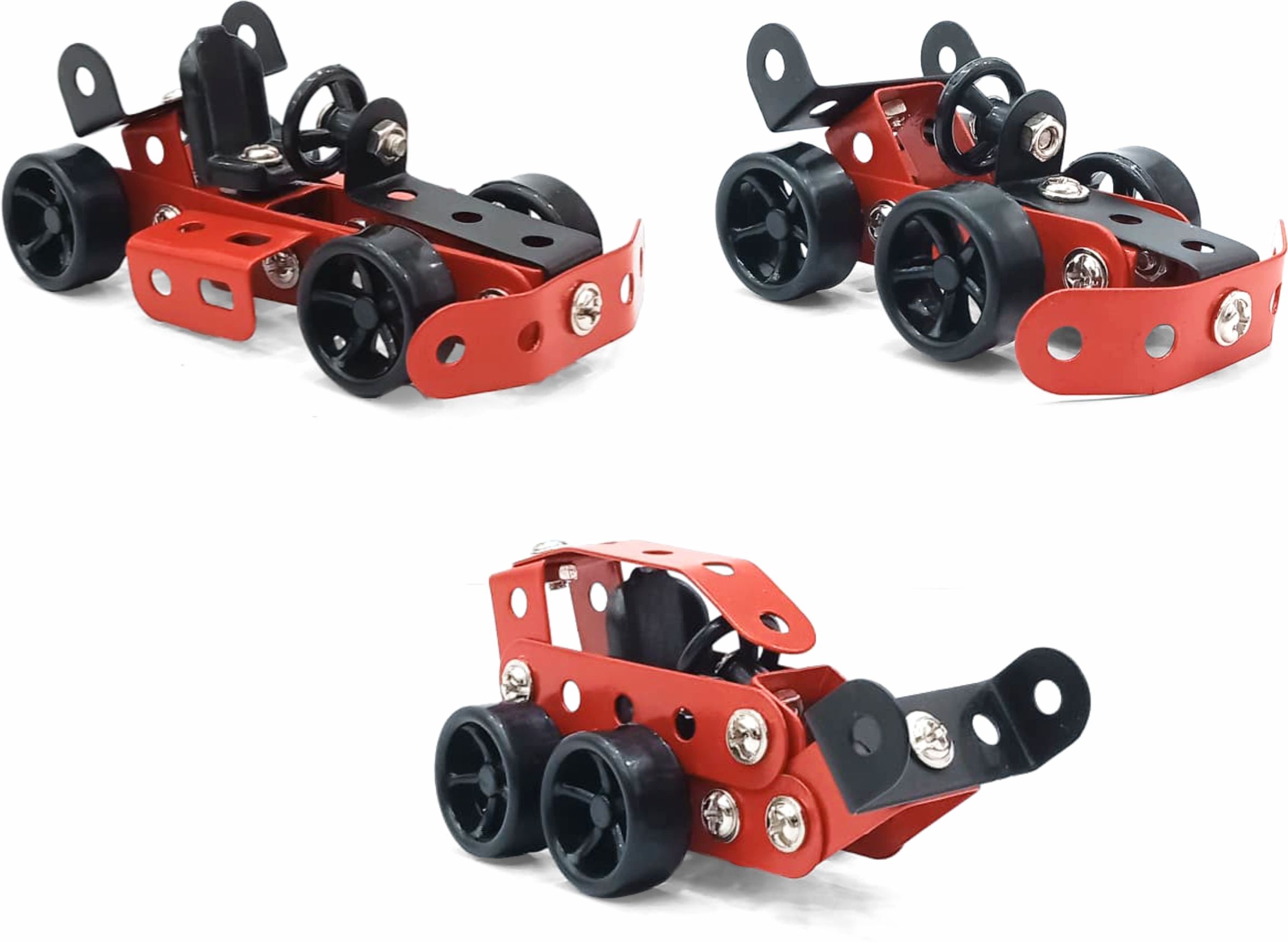chanak 50 Pcs 3 Mechanical Model Engineering Vehicle Building Kit with Tools 8+Years-picture-15