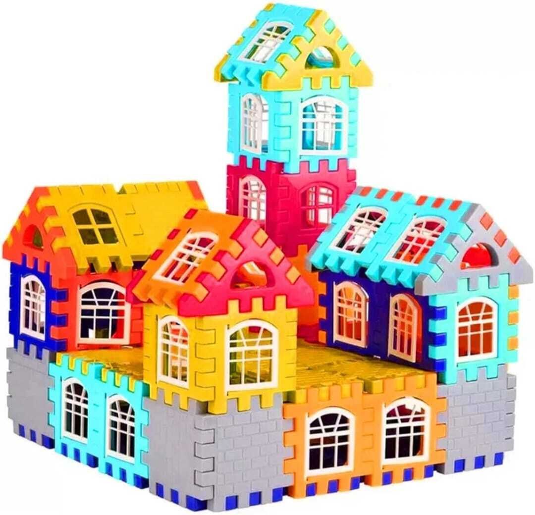 balaji toyes House Building Blocks with Windows Set-picture-40