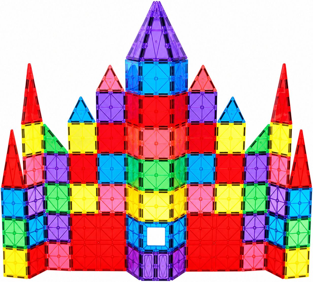 learn with fun 28 Pcs Magnetic Tiles Educational Building Set for Kids Boys & Girls 3+-picture-33