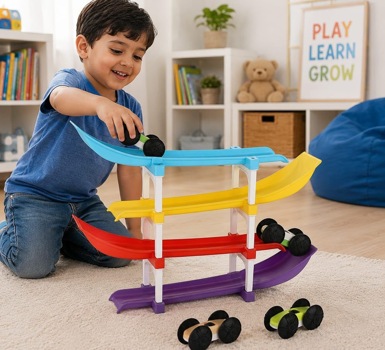 beetoy 4 RAMP CAR TOY-picture-28