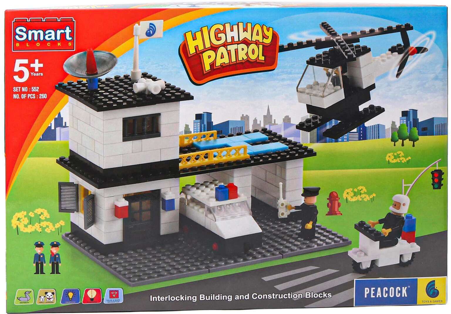 olympia Highway Patrol Building Blocks, Age 5+ Years | Interlocking Construction Blocks-picture-11