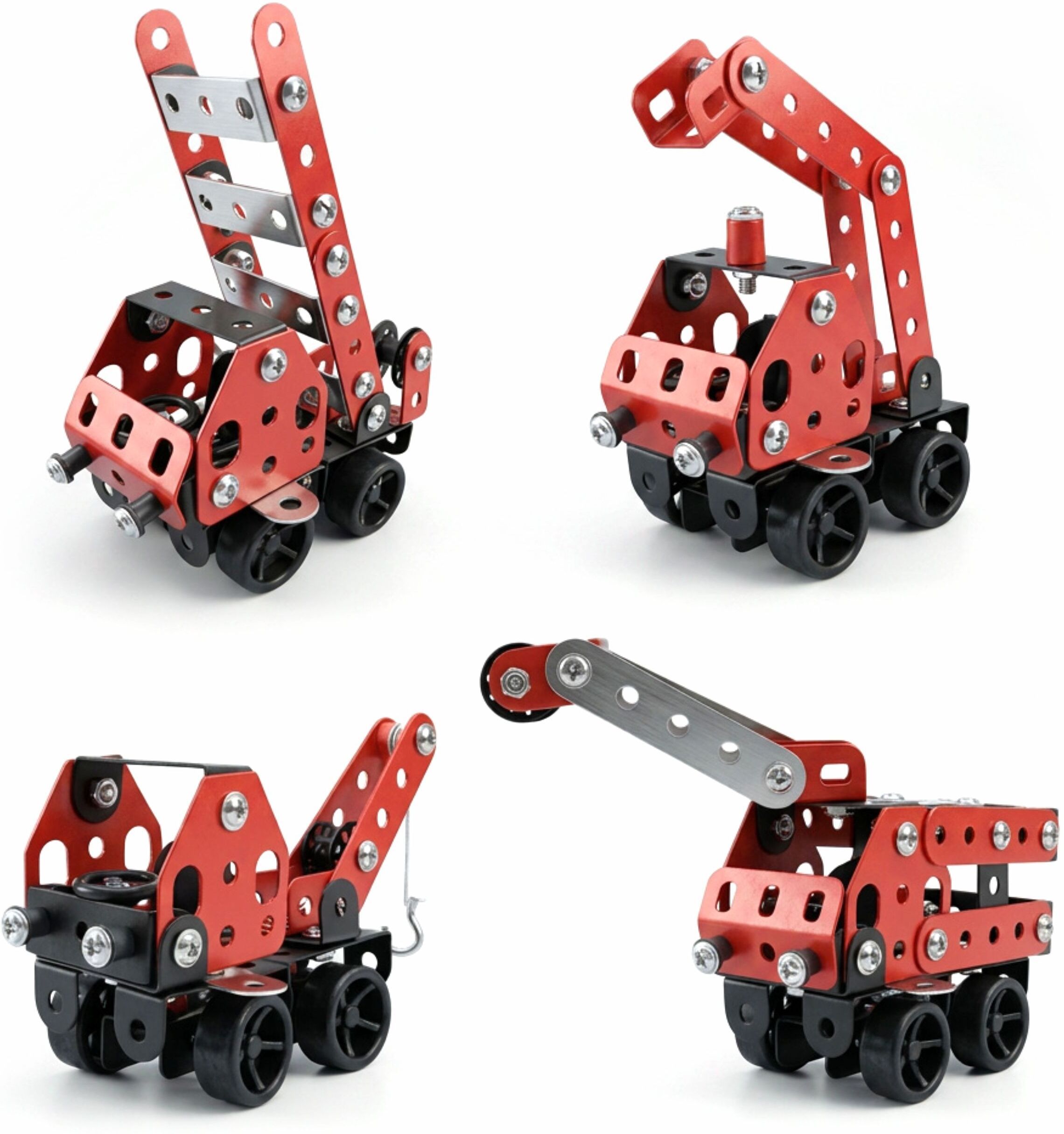 chanak 134 Pcs 4 Construction Model Engineering Vehicle Building Kit with Tools 8+Years-picture-14
