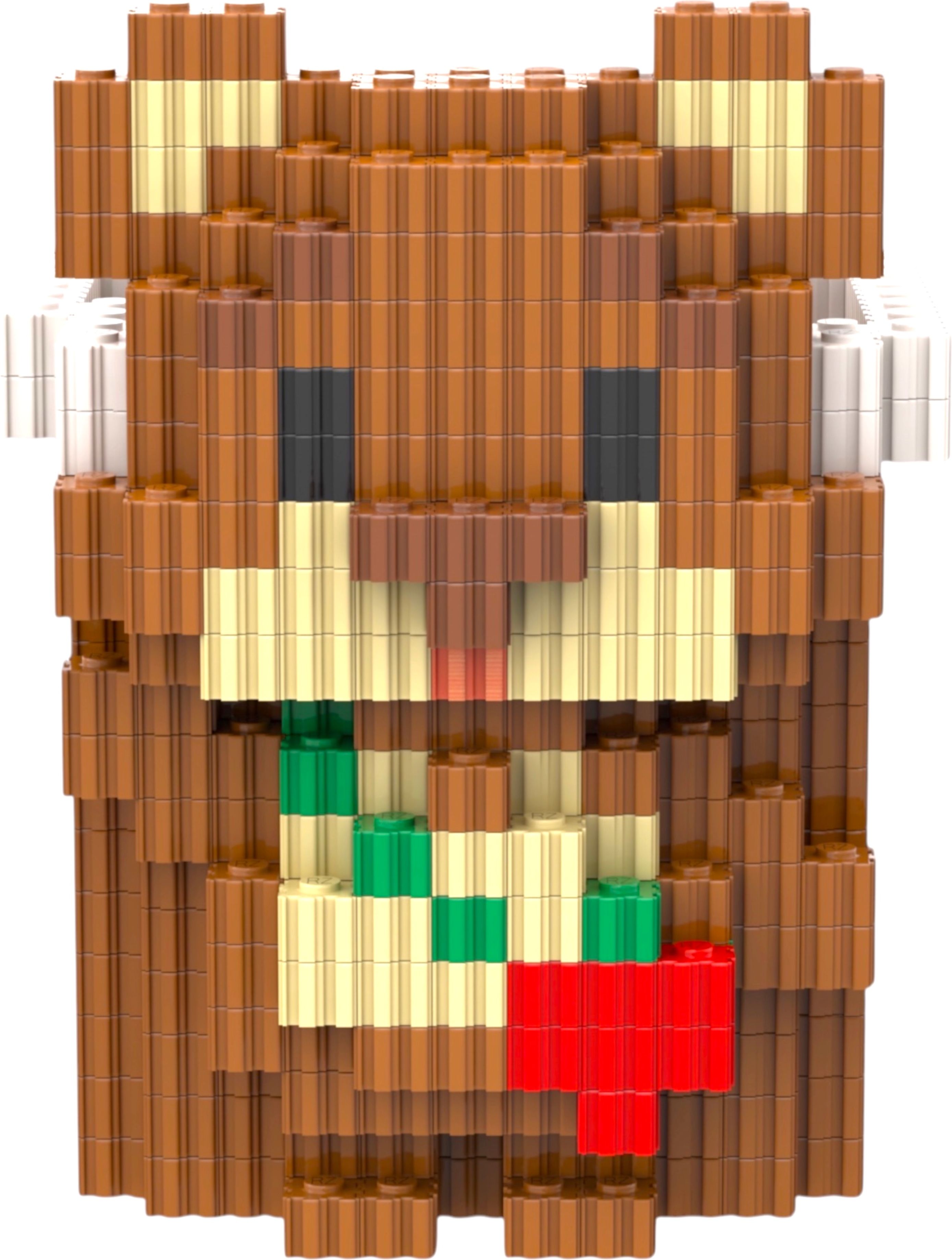 Bear Shaped Multi Organiser Brick Model Kit Building Blocks Toy Set for All Ages-image-9