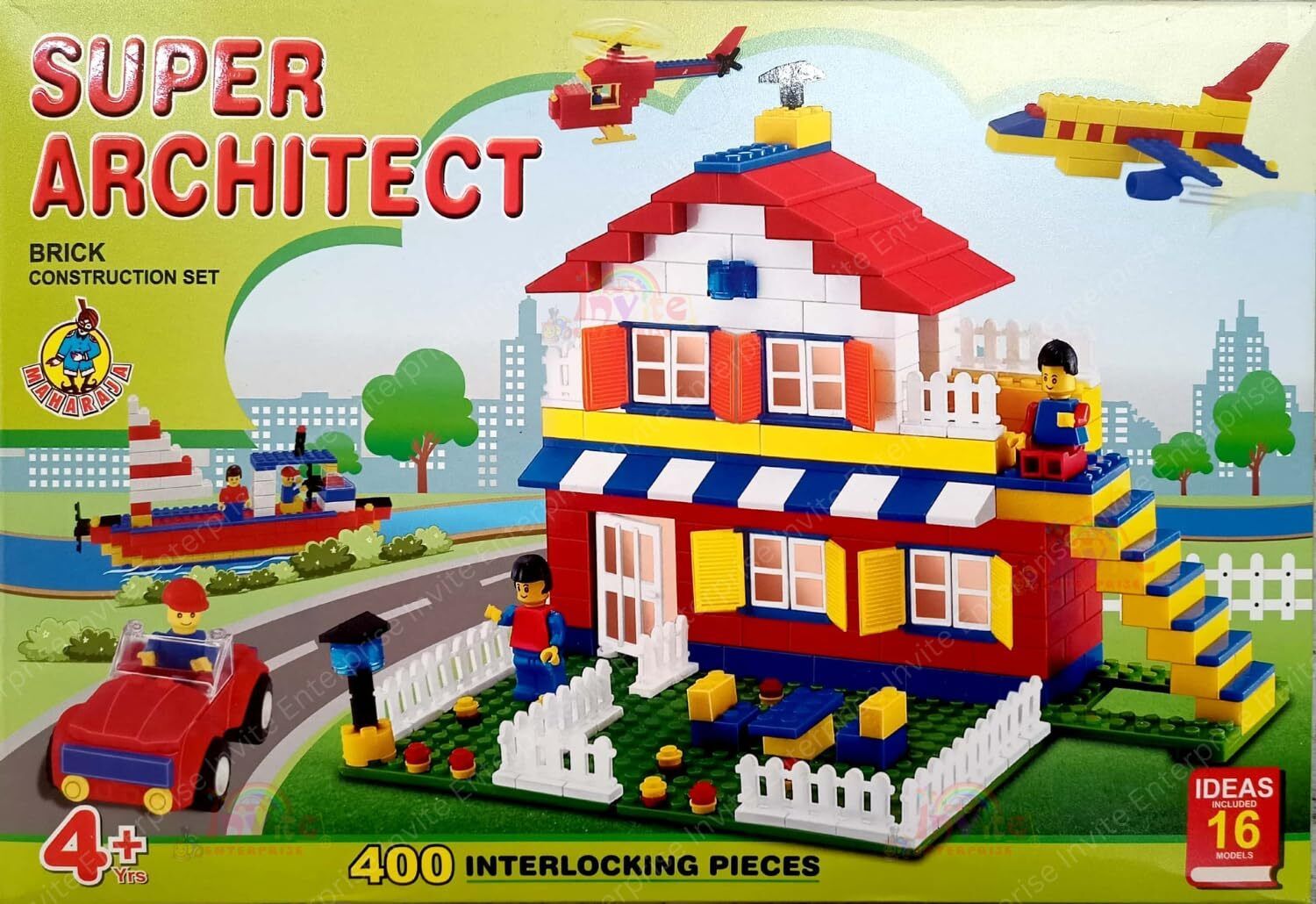 Super Architect Brick construction kit.-image-46