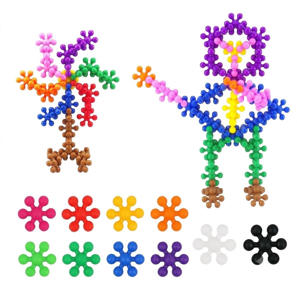 ayuviora Star Links Activities Construction Block Multicolor ToysFOR BOYS&GIRLS-picture-31