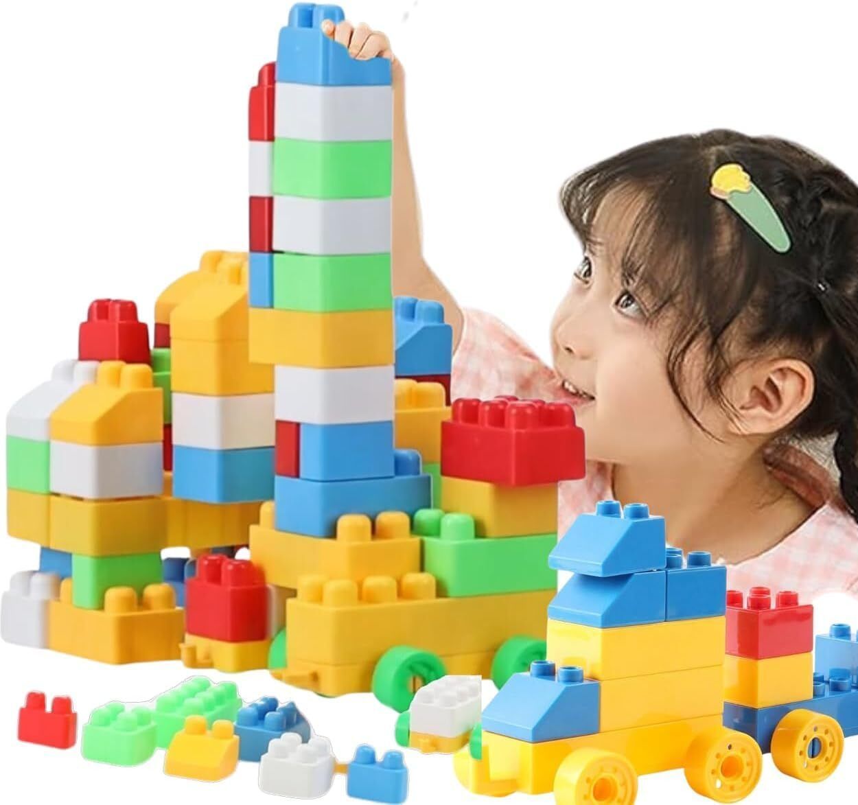 60 Pcs Big Mega Building Block Toy for Kids Fun Learning & Smart Activity Block-image-12