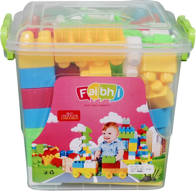 90 pcs MEGA Building Block Set with Storage Container.-image-49