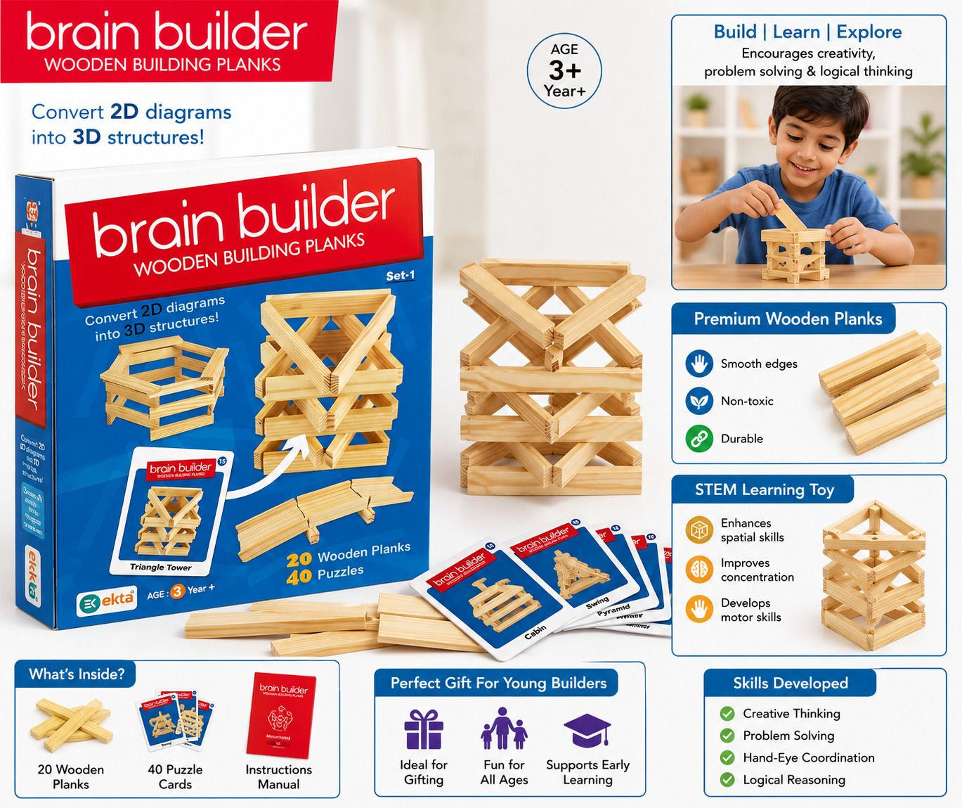 Brain Builder Wooden Building Set-1-image-21