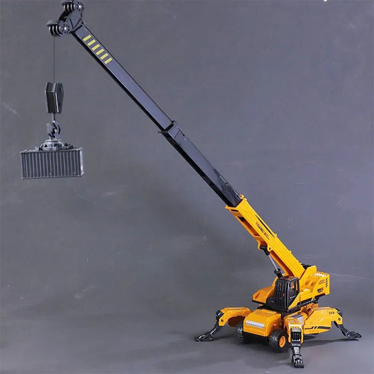 navrangi Diecast lifting crane model container crane toys quality engineering vehicle-picture-10