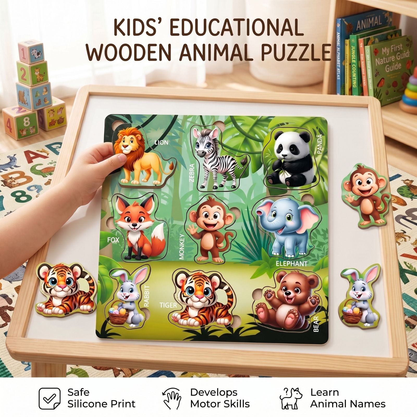 globular Animal puzzle game for kids-picture-4