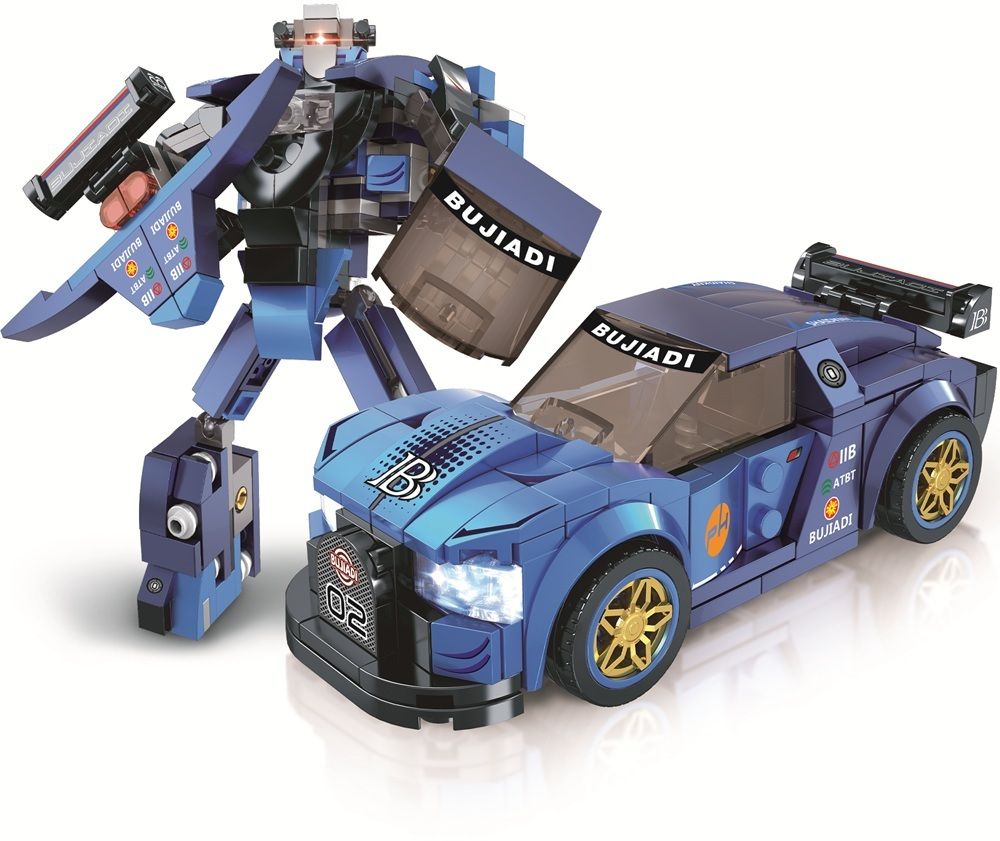 thinkerplace Midnight Thunder Blue 2-in-1 Sports Car & Robot – Transforming Toy-picture-15