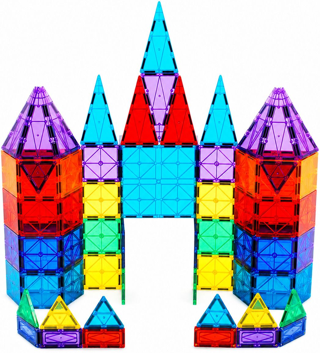 28 Pcs Magnetic Building Blocks Educational STEM Toy for Kids Age 3+-image-45