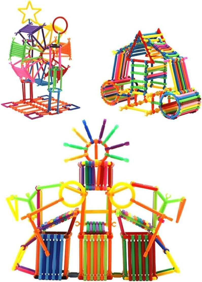 arizon CitySmart EduStack - 100+ Colorful Building Sticks for Kids' Educational Play-picture-18