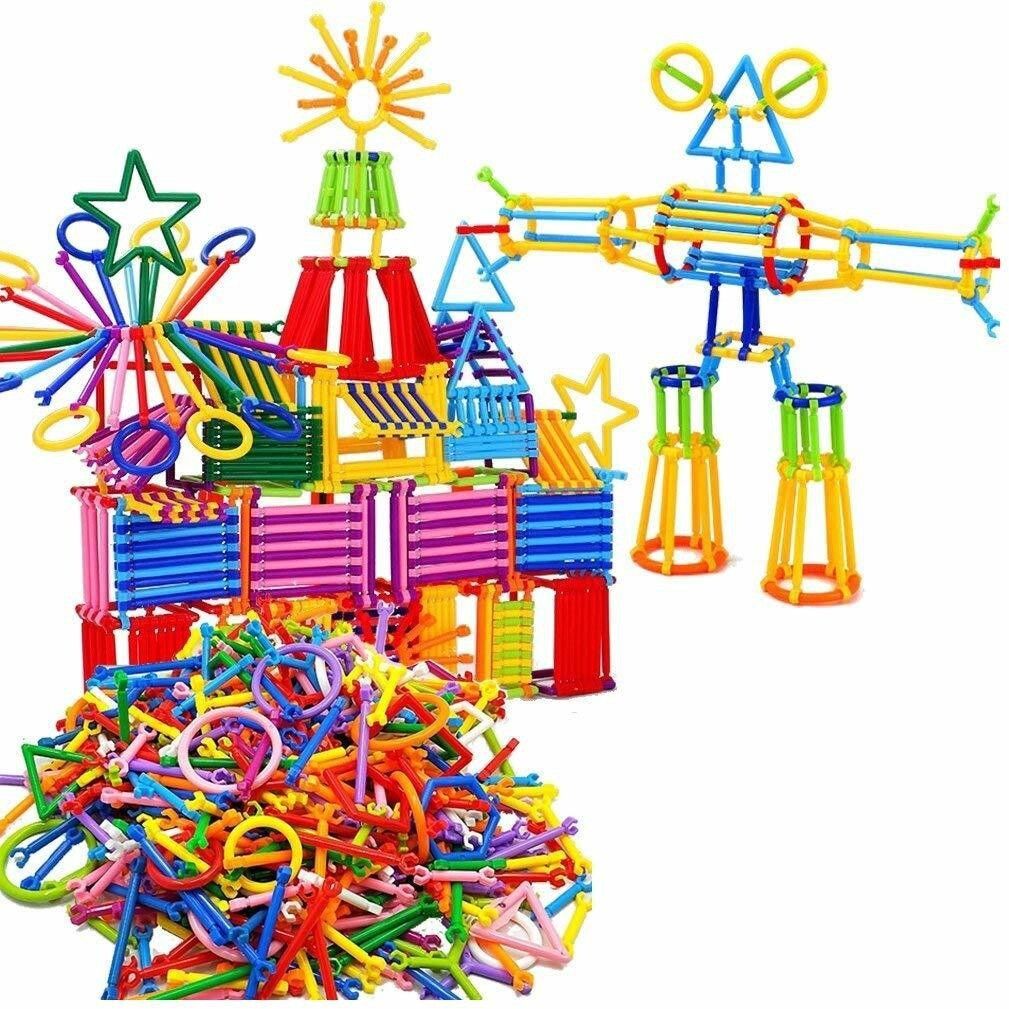 ShapeCraft Smart Sticks - 100 Pieces of DIY Building Blocks for Kids-image-20
