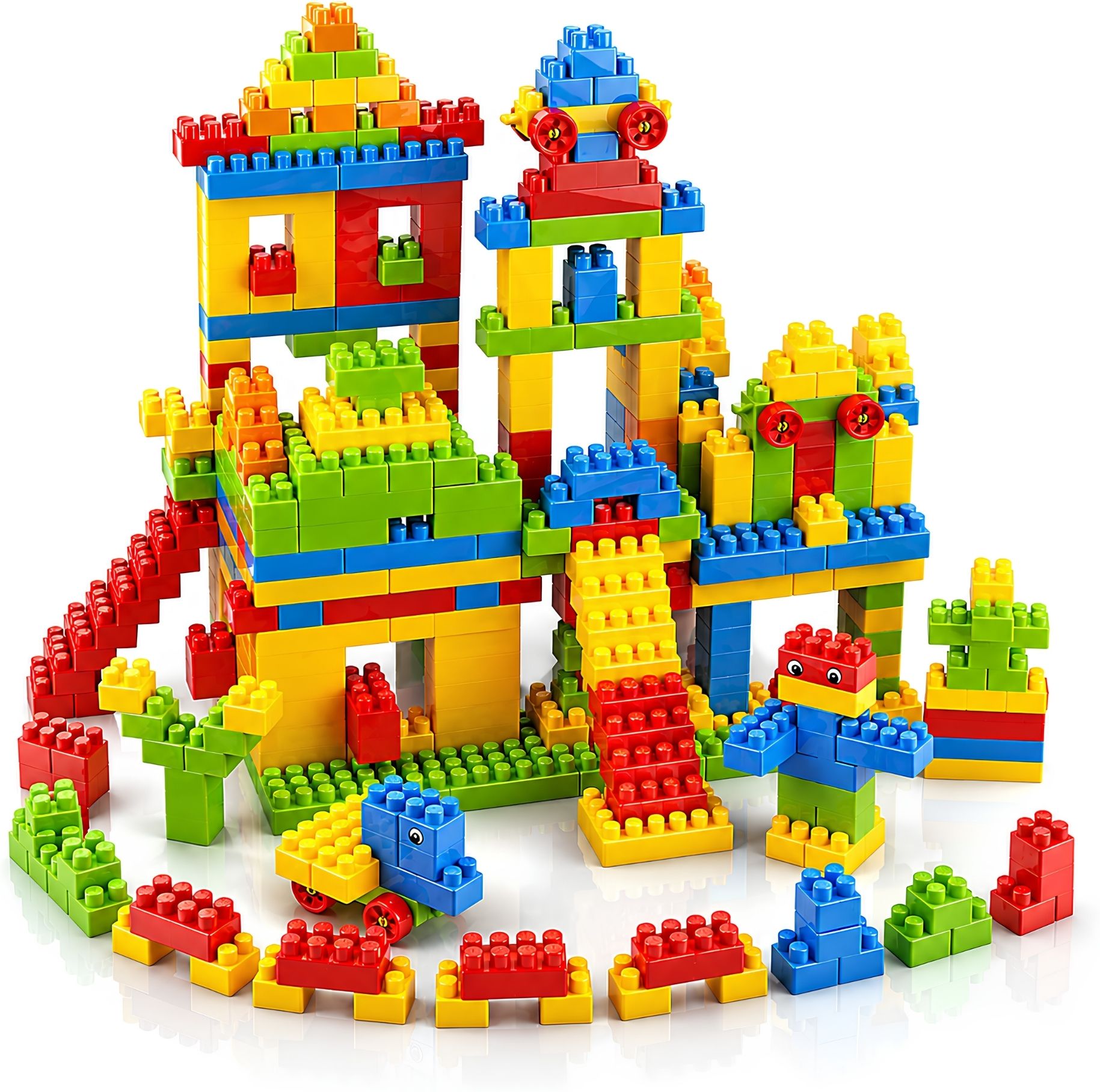 be bright Colorful Jumbo Building Bricks Set for Boys Girls Age 3+ Years-picture-11