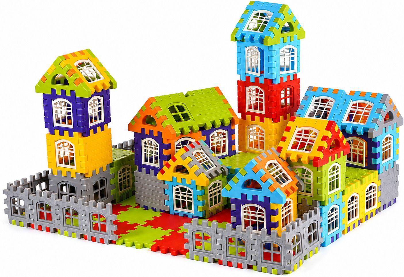 arizon Happy House 3D Building Blocks Educational Construction Toy for Kids Age 3+-picture-32