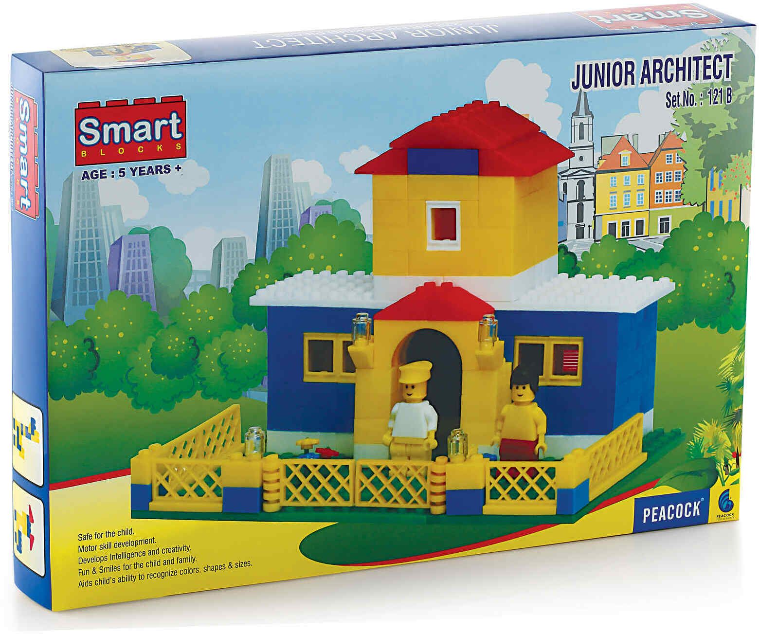 Peacock - Jr. Architect - 233 pieces - Premium Interlocking Blocks-image-7