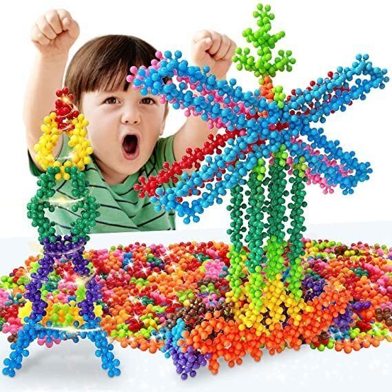 house of common Star Links:Educational Interlocking construction Blocks for Kids,(150+ Pieces)-picture-19