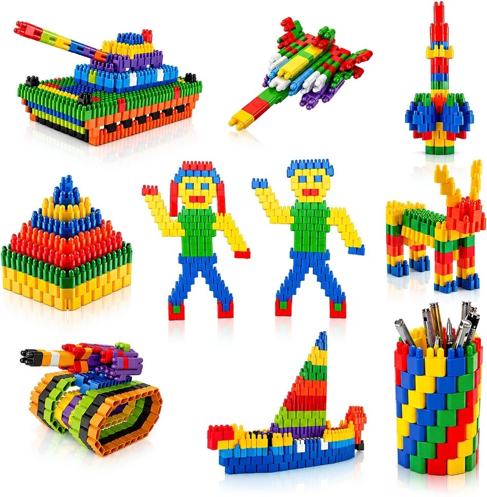 be bright Educational Construction Blocks Toy Set for Kids Age 3+ Multicolor-picture-45