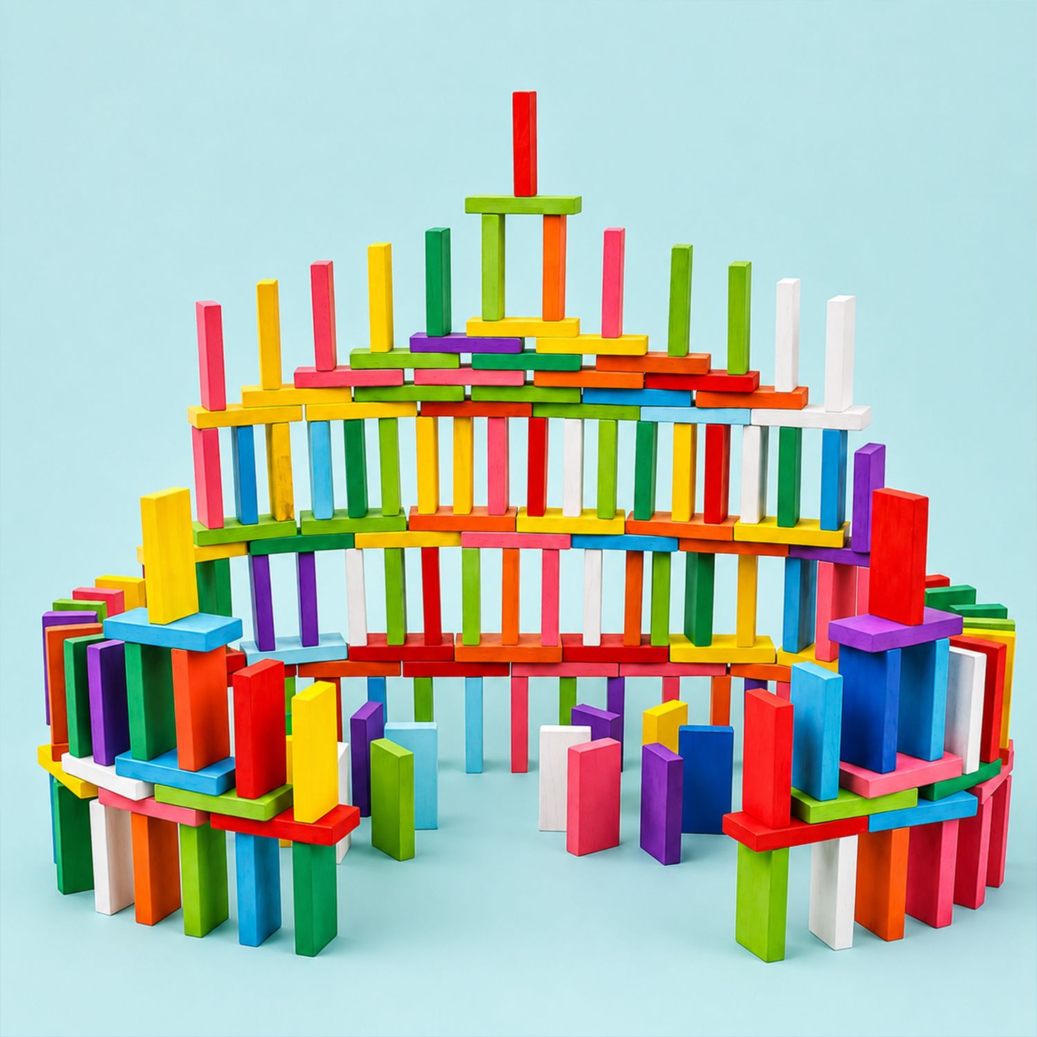 looklike Wooden Dominos Blocks Set-picture-32