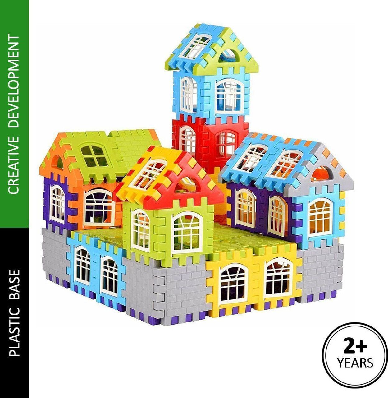 arizon HAPPY HOUSE Creative Building House Toy STEM Educational Blocks-picture-26