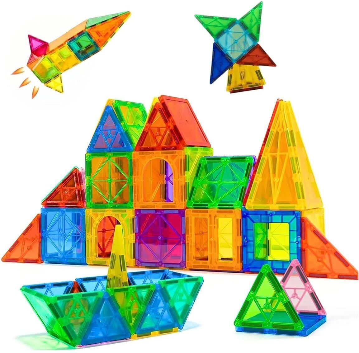 chocozone 32pc Magnetic Building Block for Kids Activity Toys for 2+ Year Old Boys & Girls-picture-43