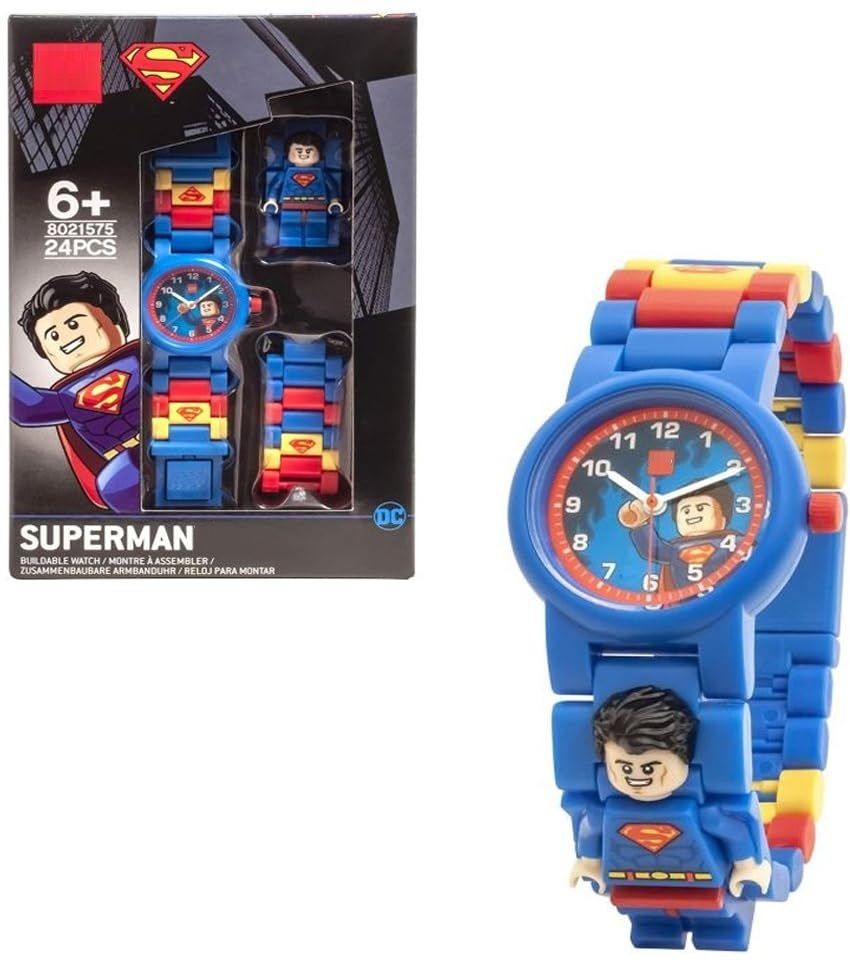 tma enterprises Superman Building Block Kids Wrist Watch with Interchangeable Minifigure-picture-41