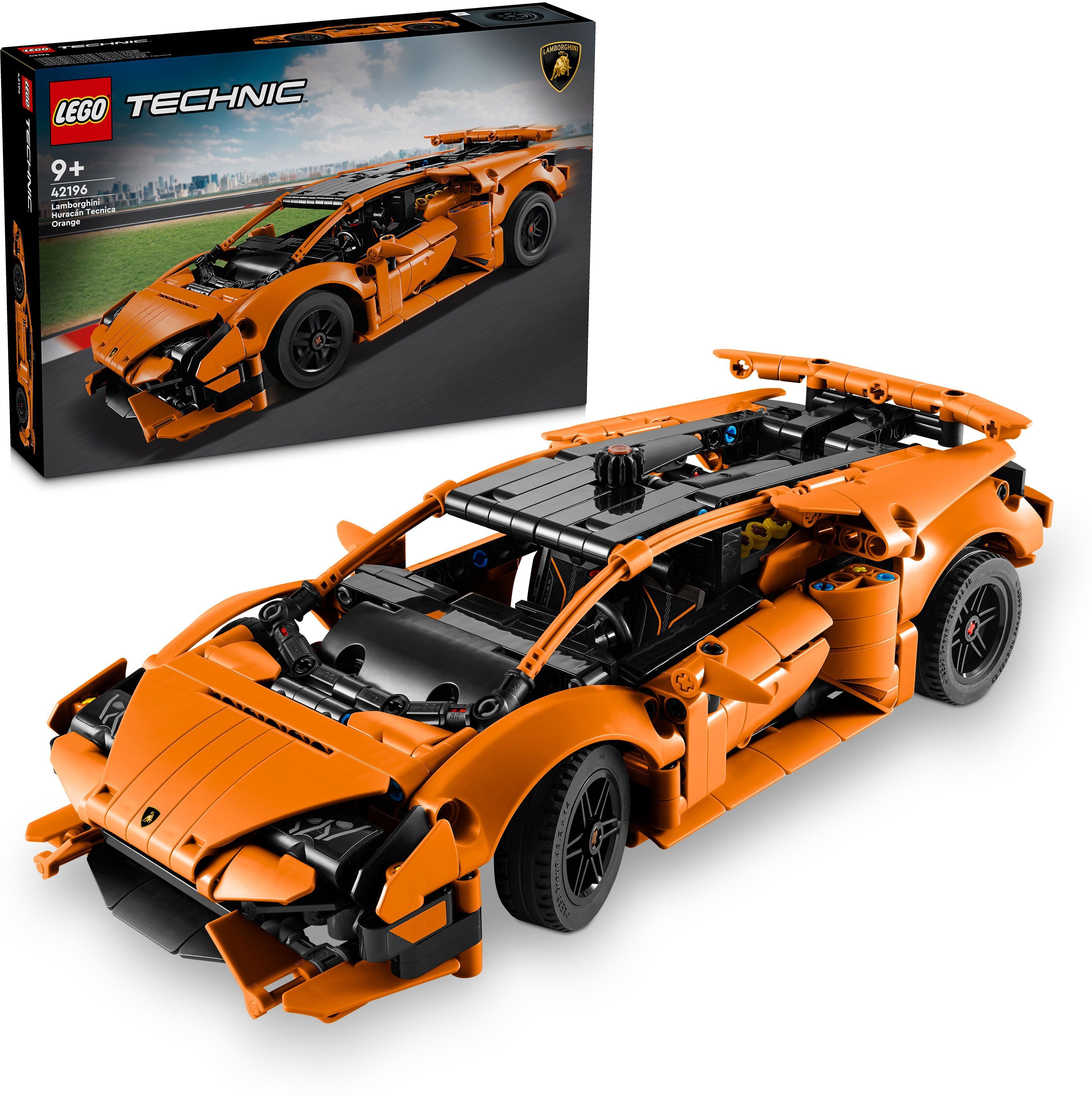Technic Lamborghini Huracn Tecnica Orange Set 42196 (806 Pieces)