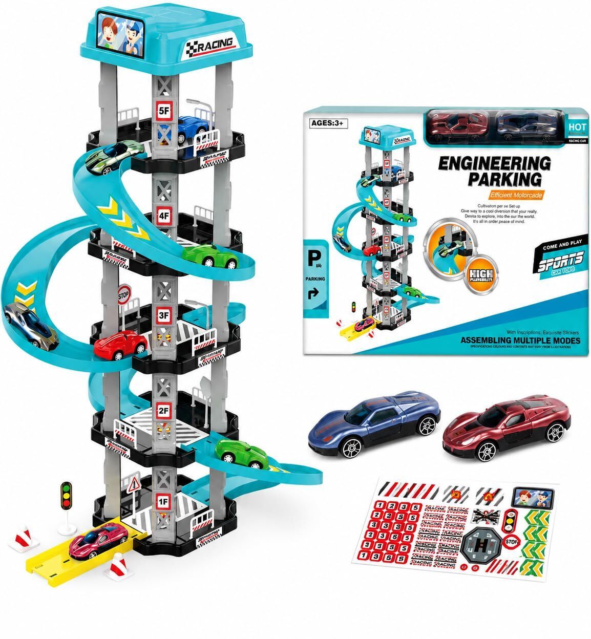 zayvero Engineering Parking Toy Set for Kids-picture-25
