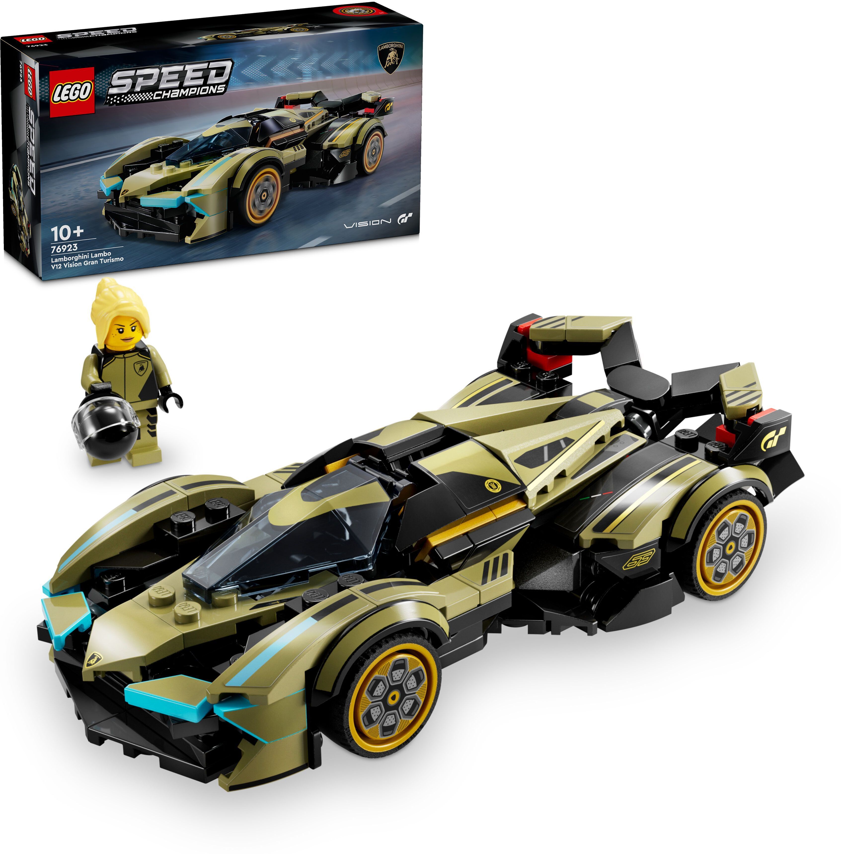Speed Champions Lamborghini Lambo V12 Vision GT Super Car 76923 (230 Blocks)-image-38