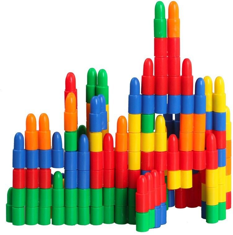 pulsbery 200+Pcs Bullet Blocks For Intelligent Kids Creative Bullets Shaped Stem Building Blocks Toy Set For Kids-picture-30