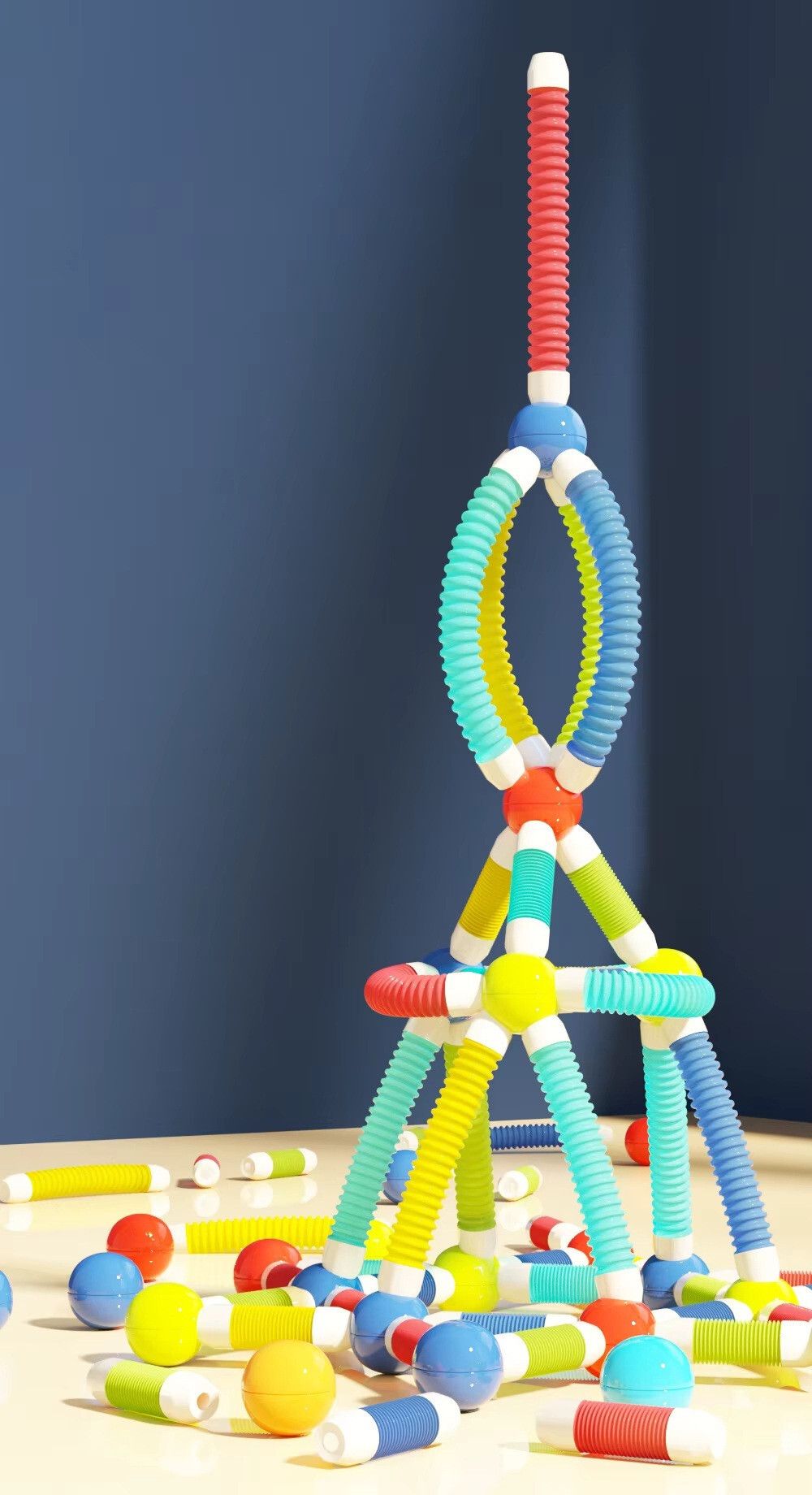 learn with fun Flexible Magnetic Stick Block Toys for Boys Girls Kids 25 Pcs-picture-32