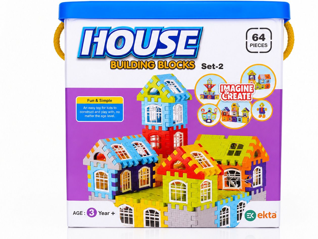 ekta production pvt ltd House Building Blocks Set-2-picture-46