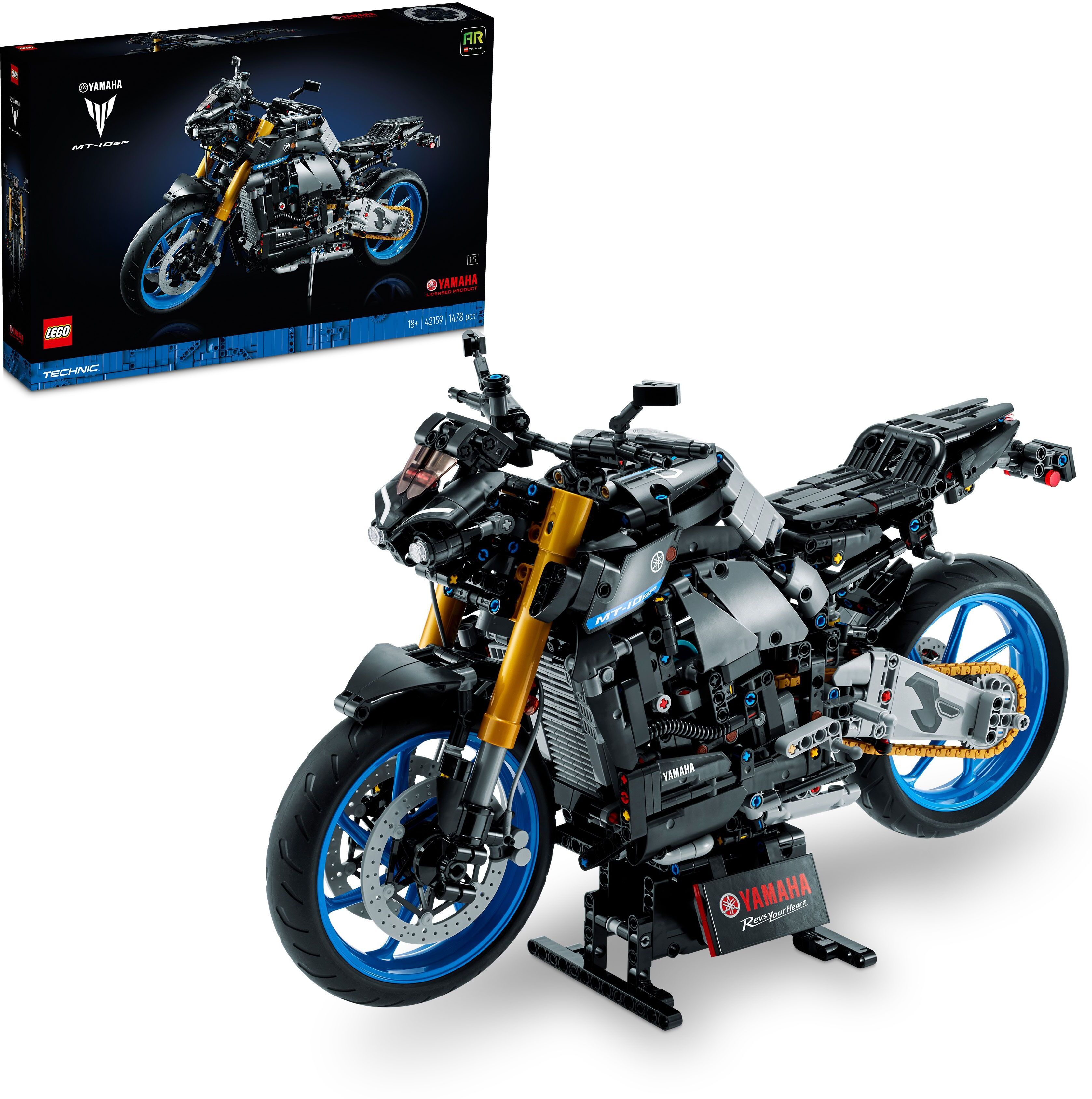 lego Technic Yamaha MT-10 SP 42159; Building Kit for Adults (1,478 Pieces)-picture-16