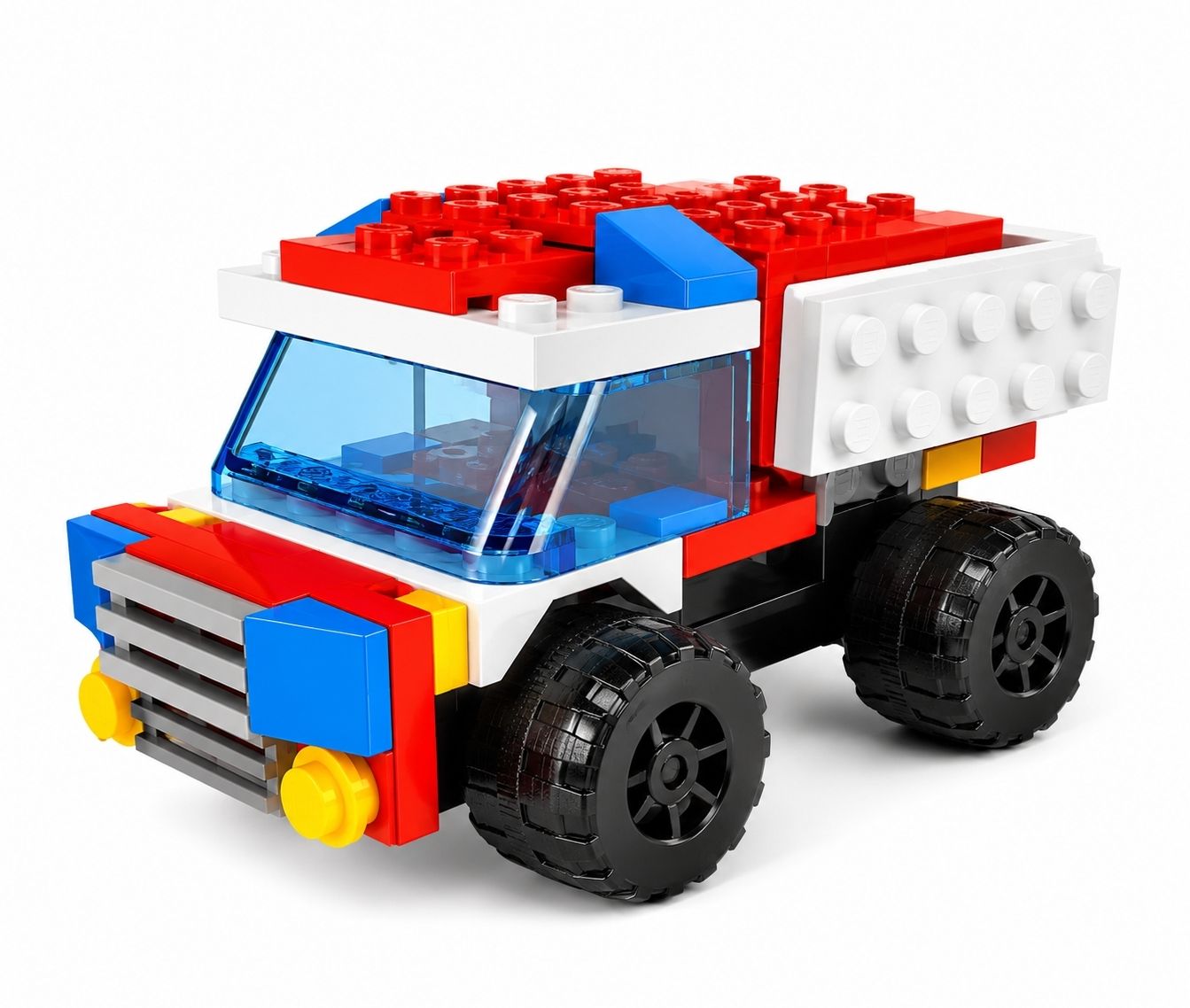 kidora traders 2-in-1 Building Blocks Pull Back City Truck Construction Set, 53 Pieces-picture-27