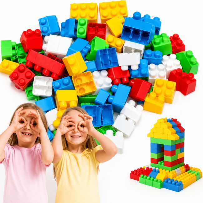 100 Pcs Building Blocks Set for Kids | DIY Construction Toy for children-image-40