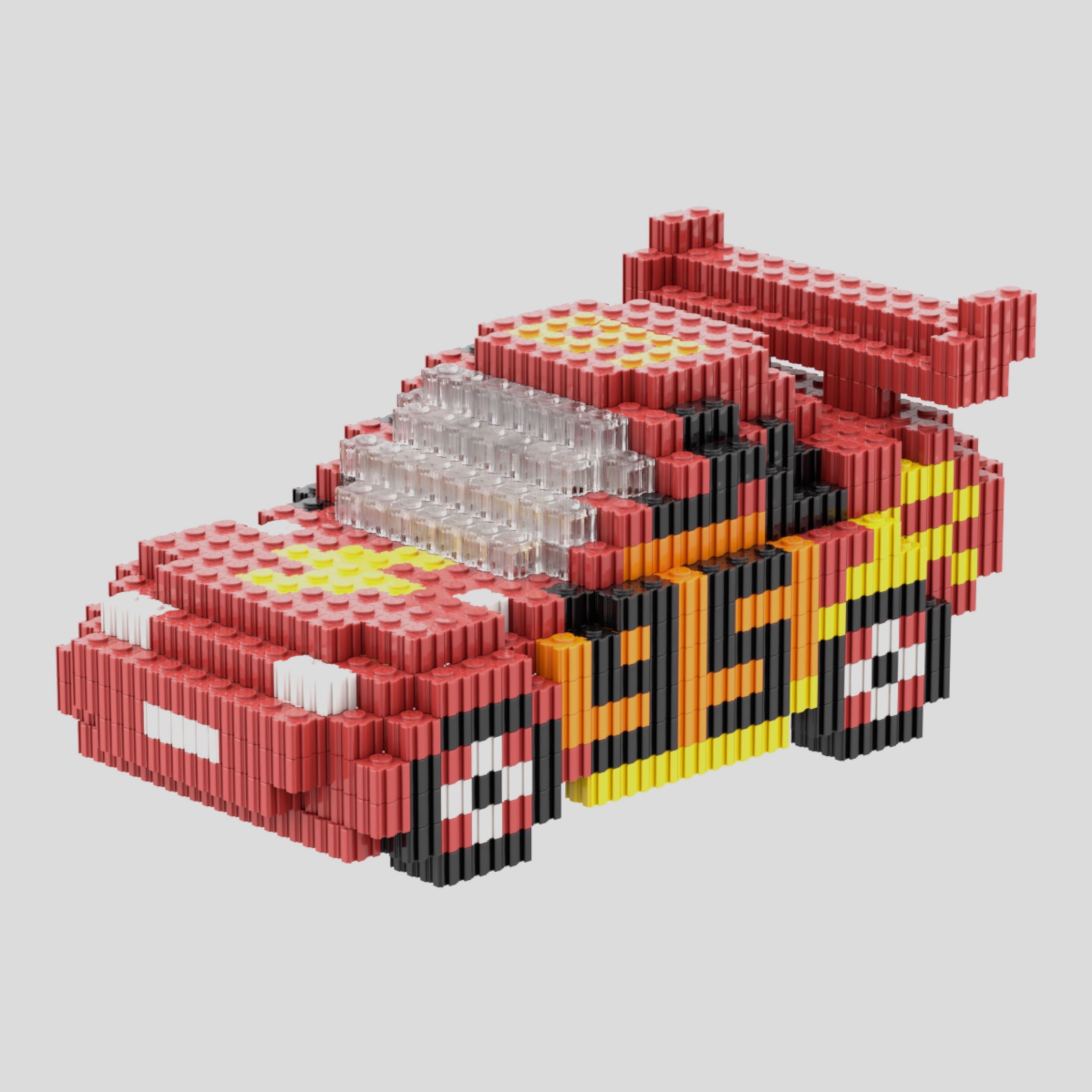 Race Car Decor Brick Model DIY Building Blocks Collectible Showpiece Toy Set-image-16