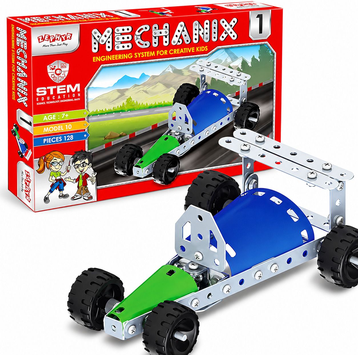 DIY Metal Construction Toy Car-image-34