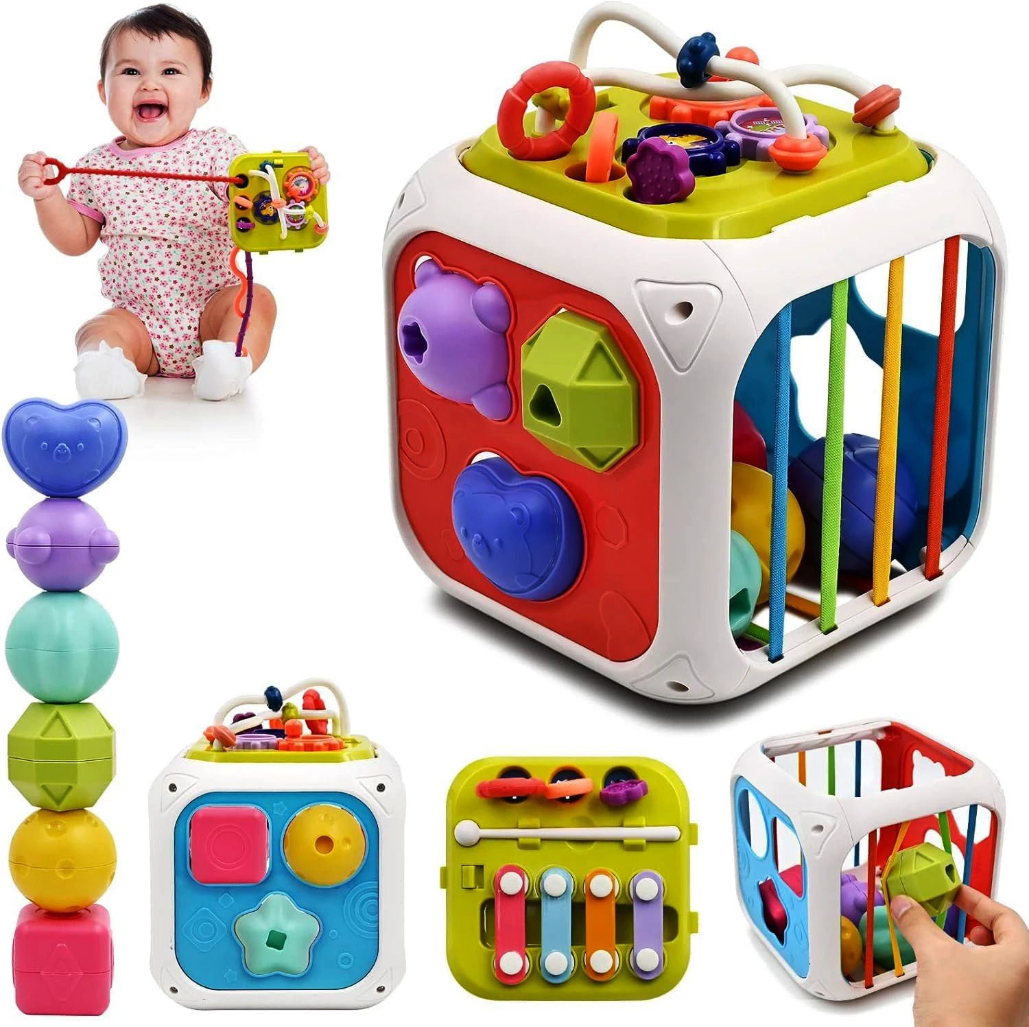 7 in 1 Baby Sensory Toy for Kids-image-9