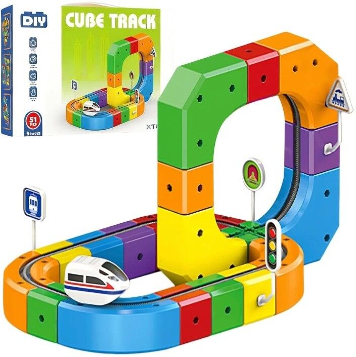 anz Cube track - Anti Gravity magnetic train rechargeable toy-picture-10