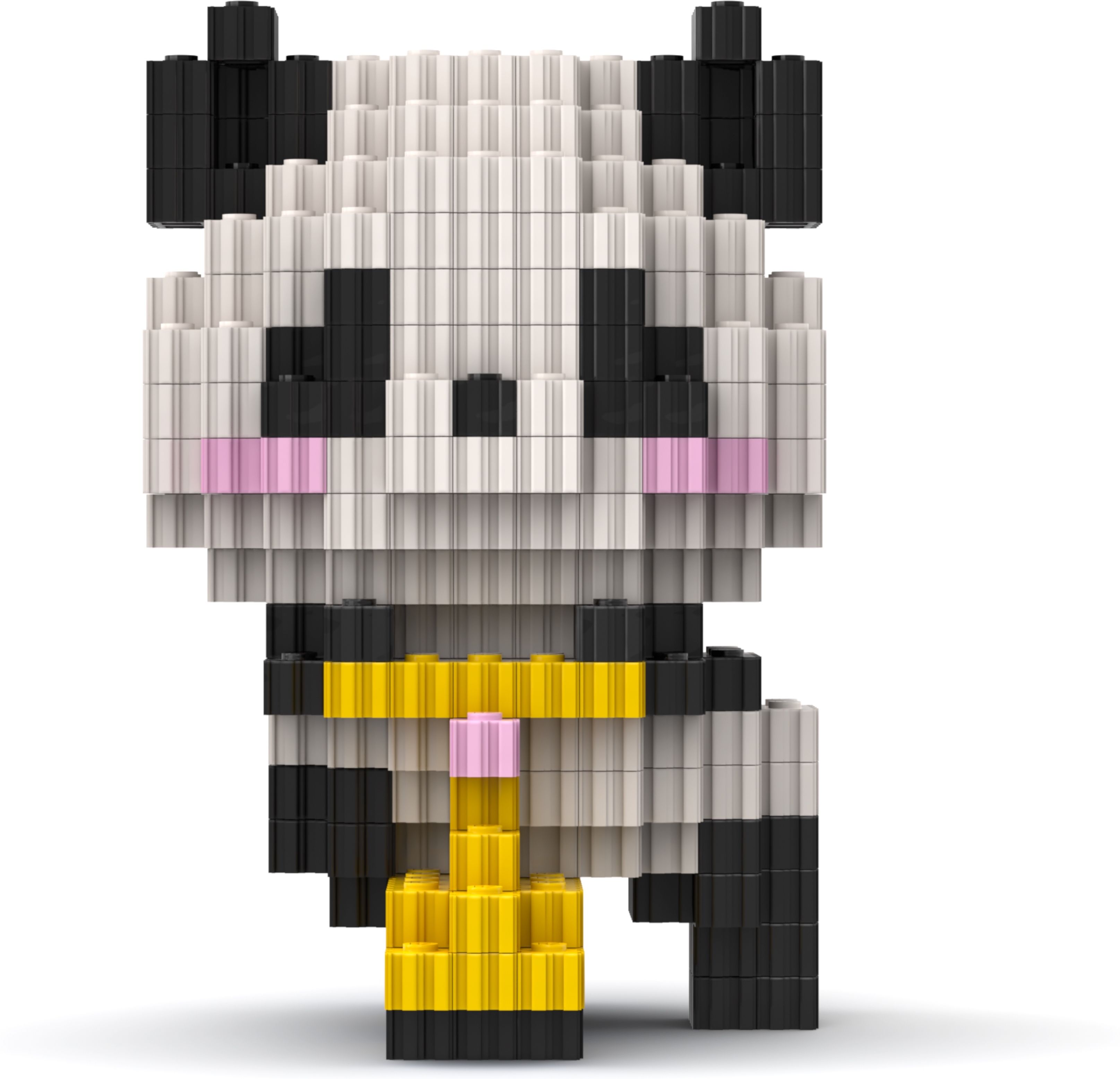 Panda with Bamboo Jungle Figure Brick Model Building Block Toy Set for All Ages-image-20