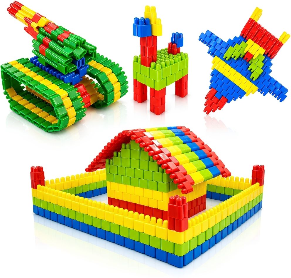 be bright Interlocking Plastic Blocks Set STEM Learning Construction Toy-picture-22