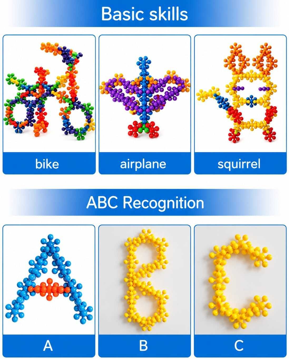 viaanplayland 100 PCS Educational Connecting Blocks Toy for Kids Learning & Play-picture-35